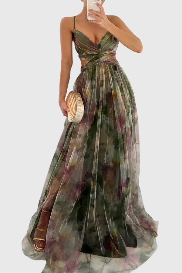 Helen | Floral Maxi Dress