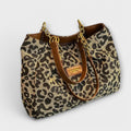 Helen | Leopard Canvas Tote