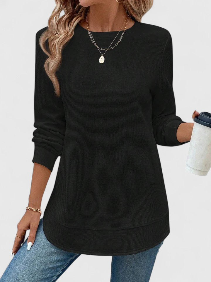 Helen | Elegant O-Neck Long Sleeve