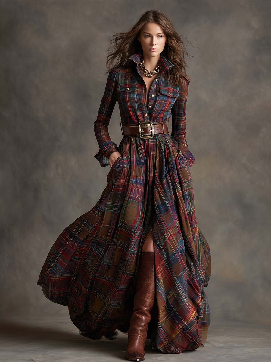 Scarlett™ | Belted Shirt Dress