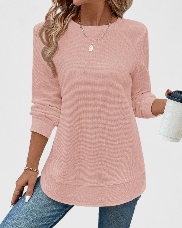 Helen | Elegant O-Neck Long Sleeve