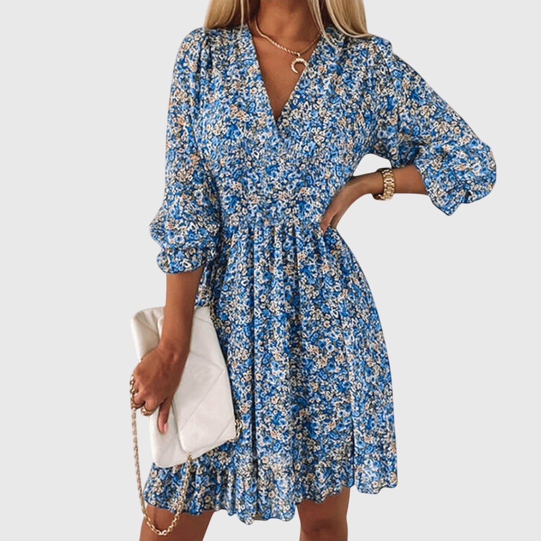 Grace | Floral Puff Sleeve Dress