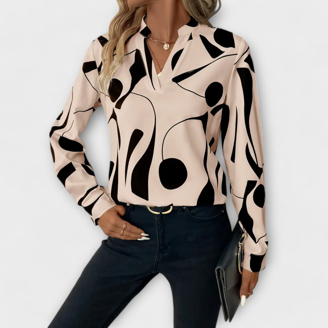 Lara™ Elegant Blouse With Design
