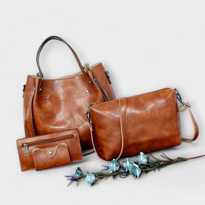 Helen | 4-Piece Vintage Bag Set