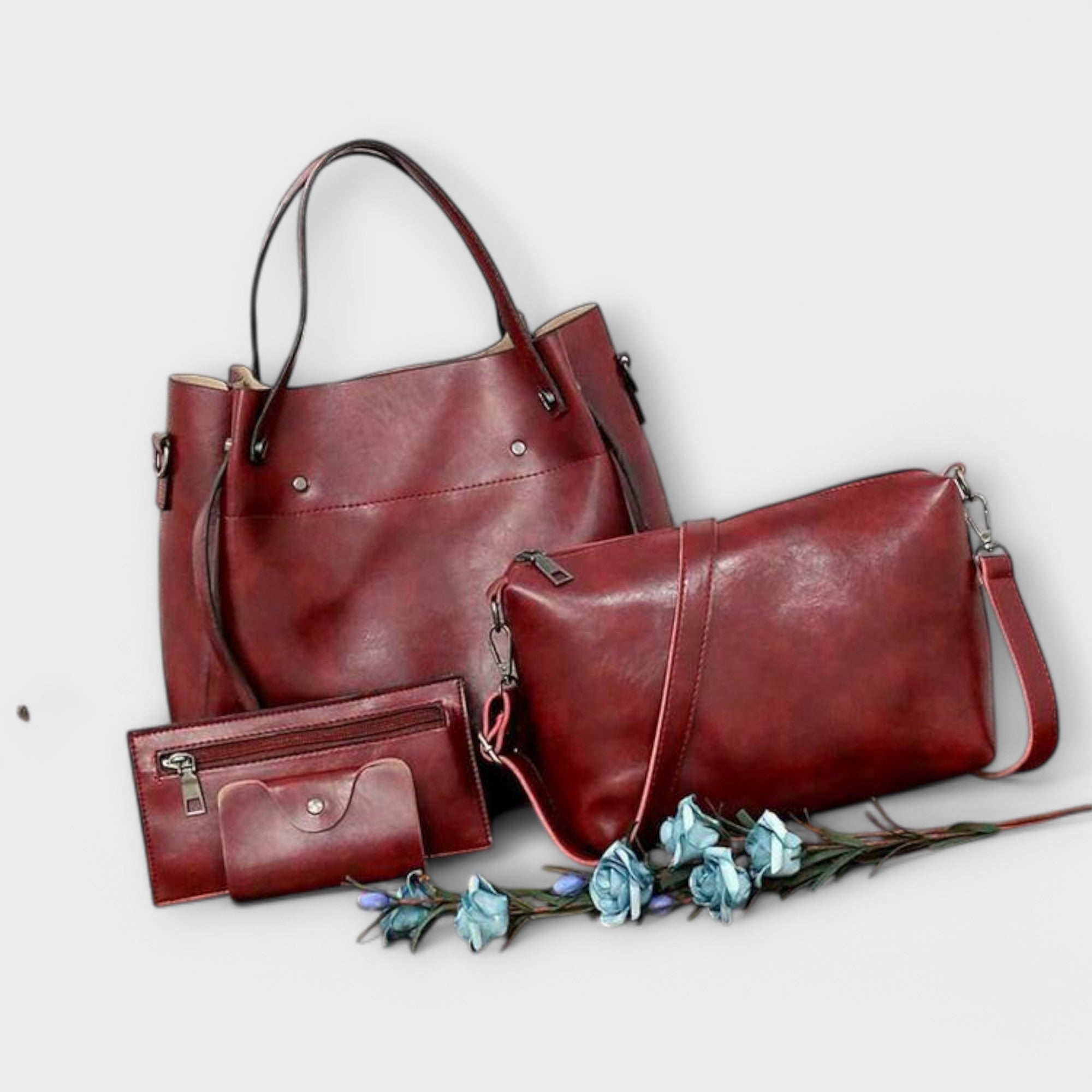 Helen | 4-Piece Vintage Bag Set
