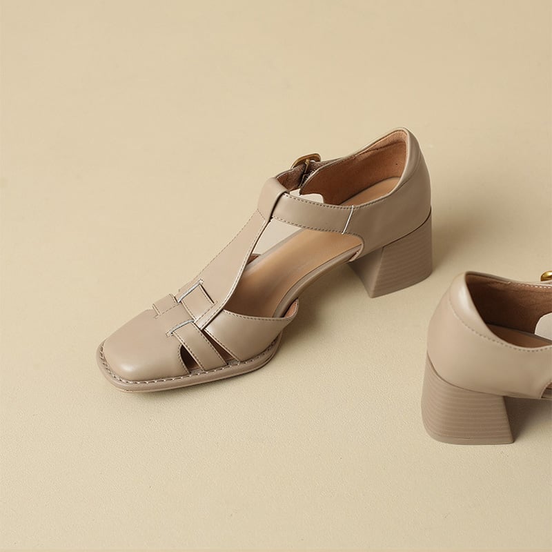 Nancy | Square Toe Sandals