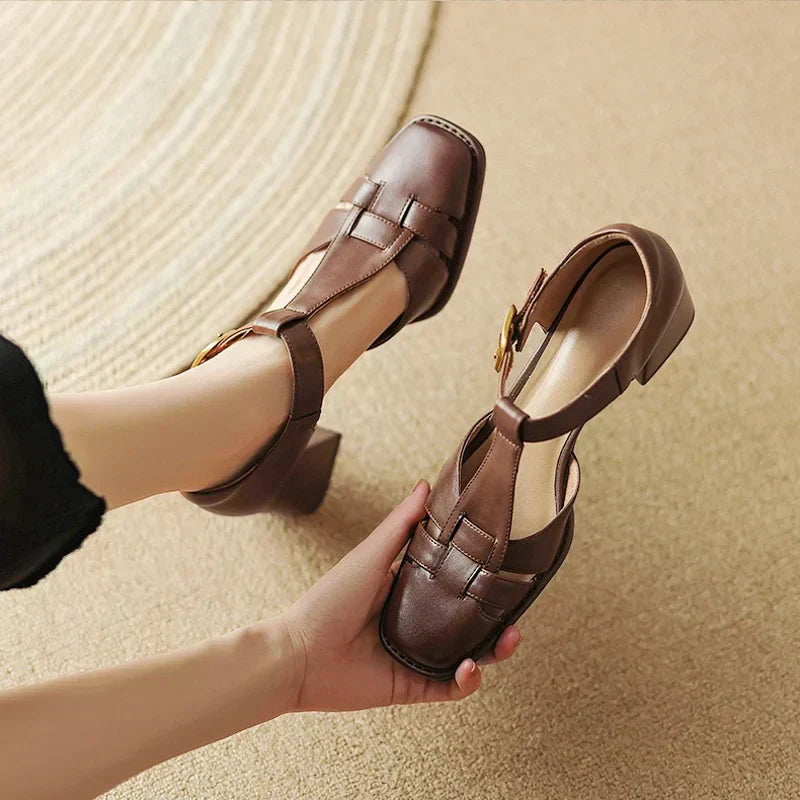 Nancy | Square Toe Sandals