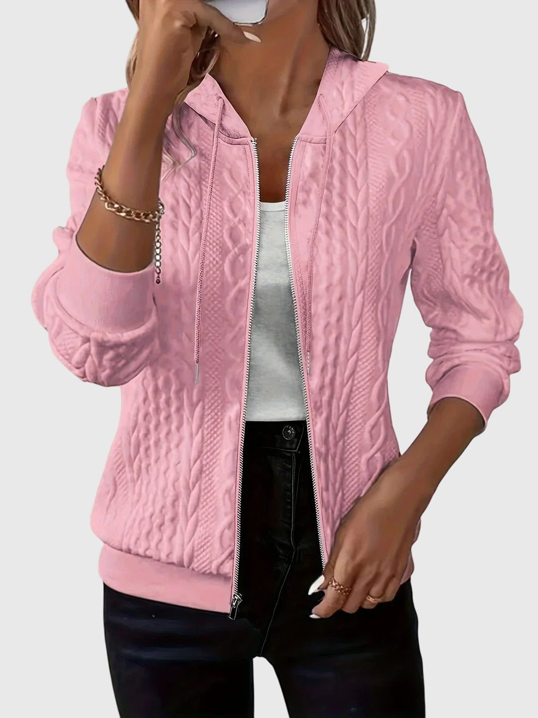 Lena™ - Hoodie with zipper