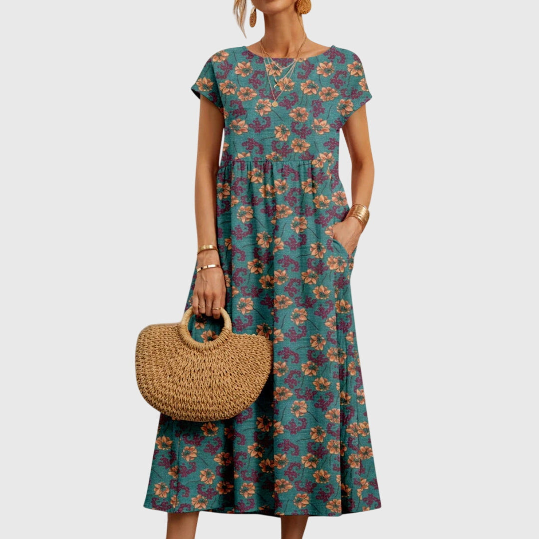 Helen | Chic Floral Dress