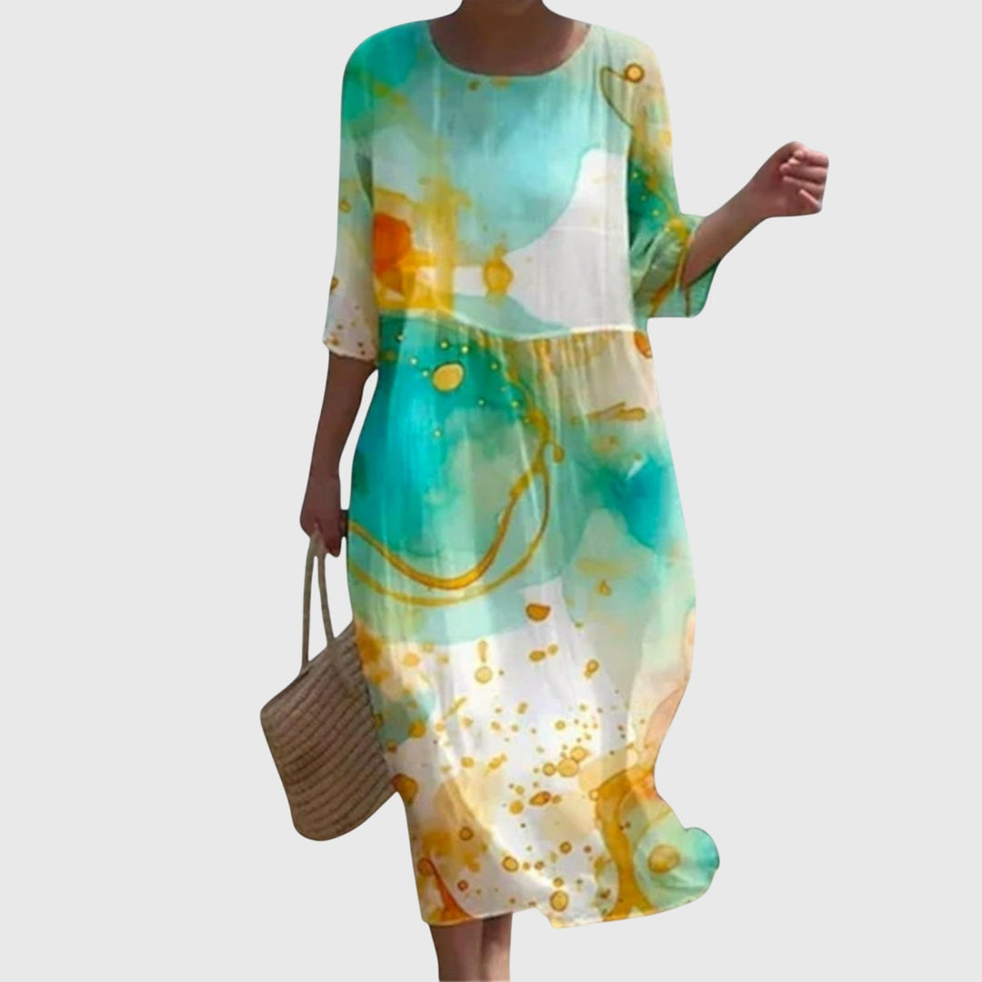 Helen | Stylish Floral Maxi Dress