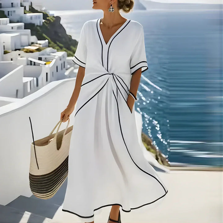 Ananya™ Elegant Flattering Dress Beach