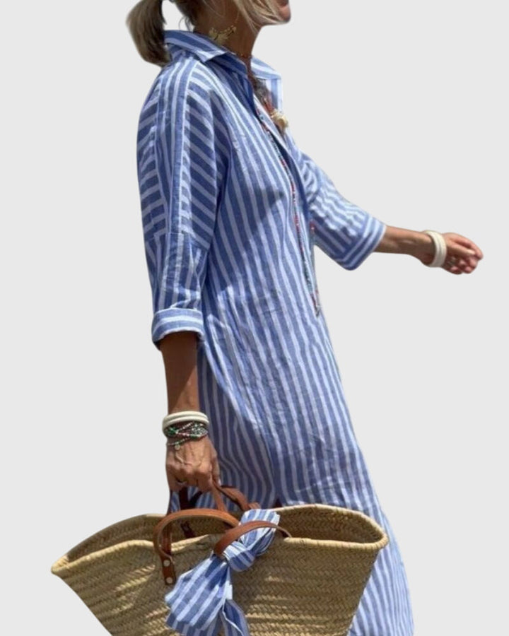 Helen | Classic Striped Dress
