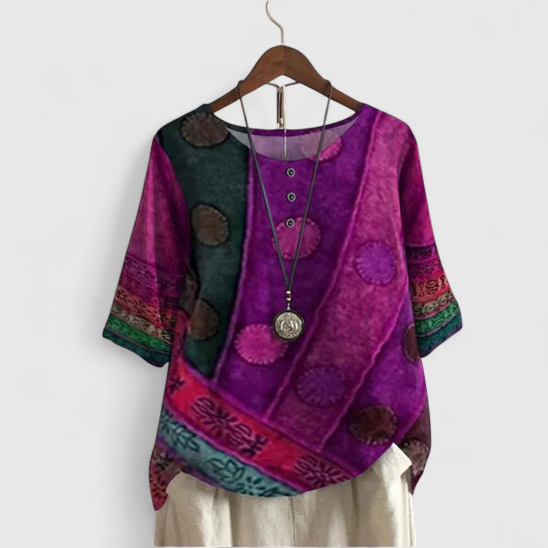 Helen | Elegant Boho Top