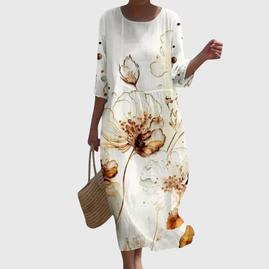 Helen | Stylish Floral Maxi Dress