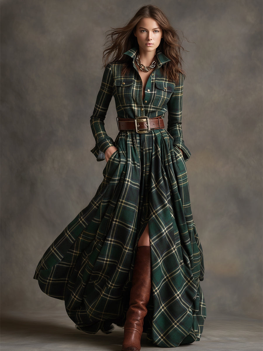 Scarlett™ | Belted Shirt Dress