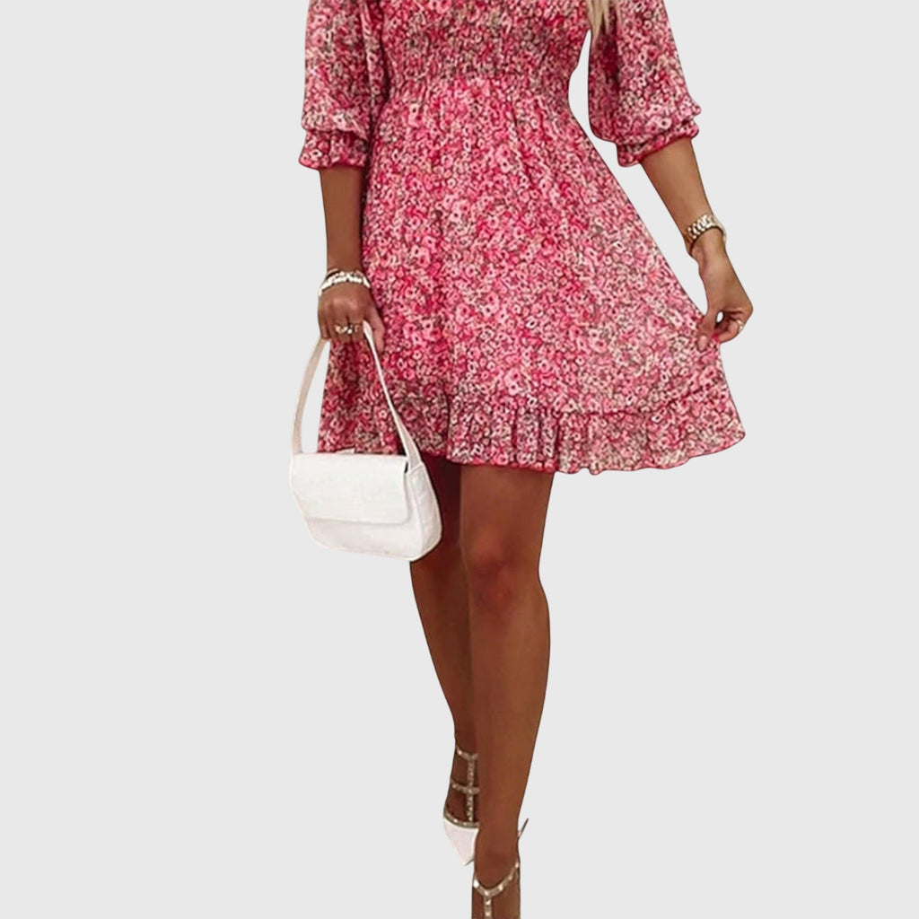 Grace | Floral Puff Sleeve Dress