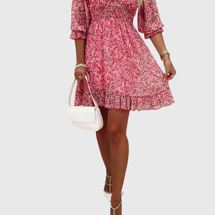 Grace | Floral Puff Sleeve Dress