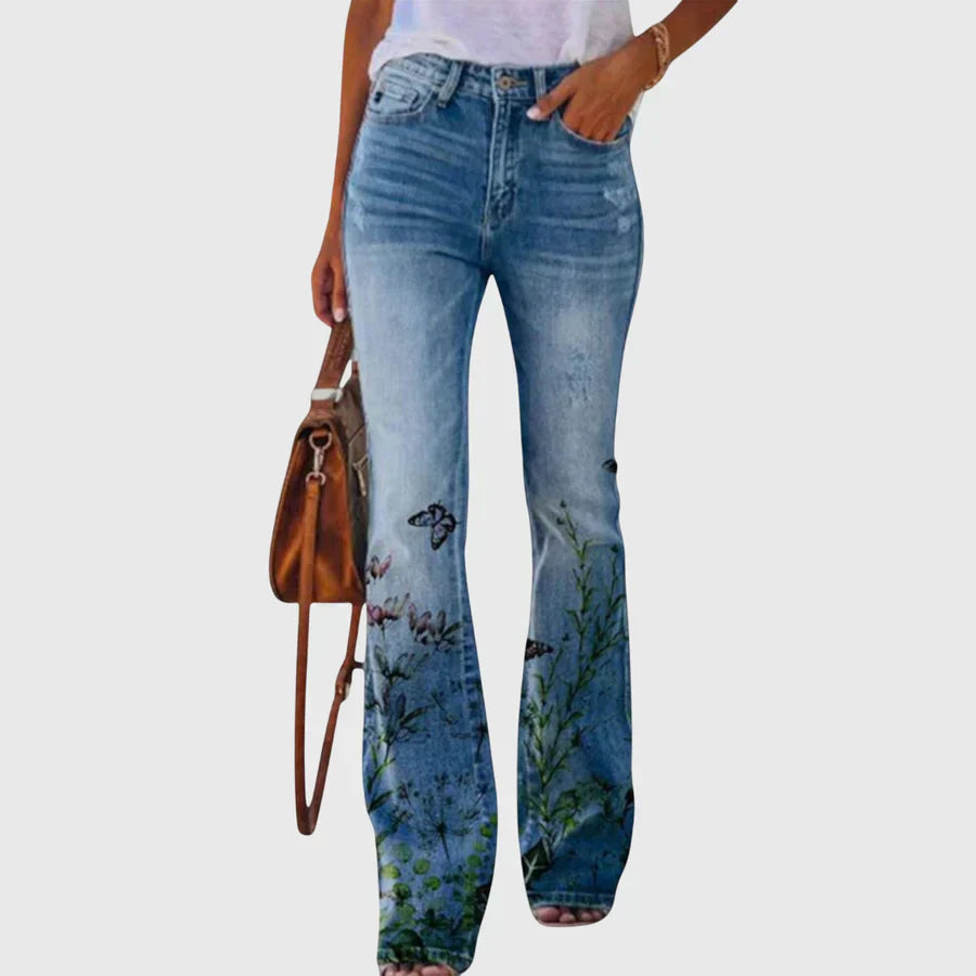 Pants with Flowers