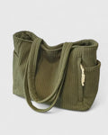 Helen | Luxurious Ribbed Tote Bag with Cord Detail