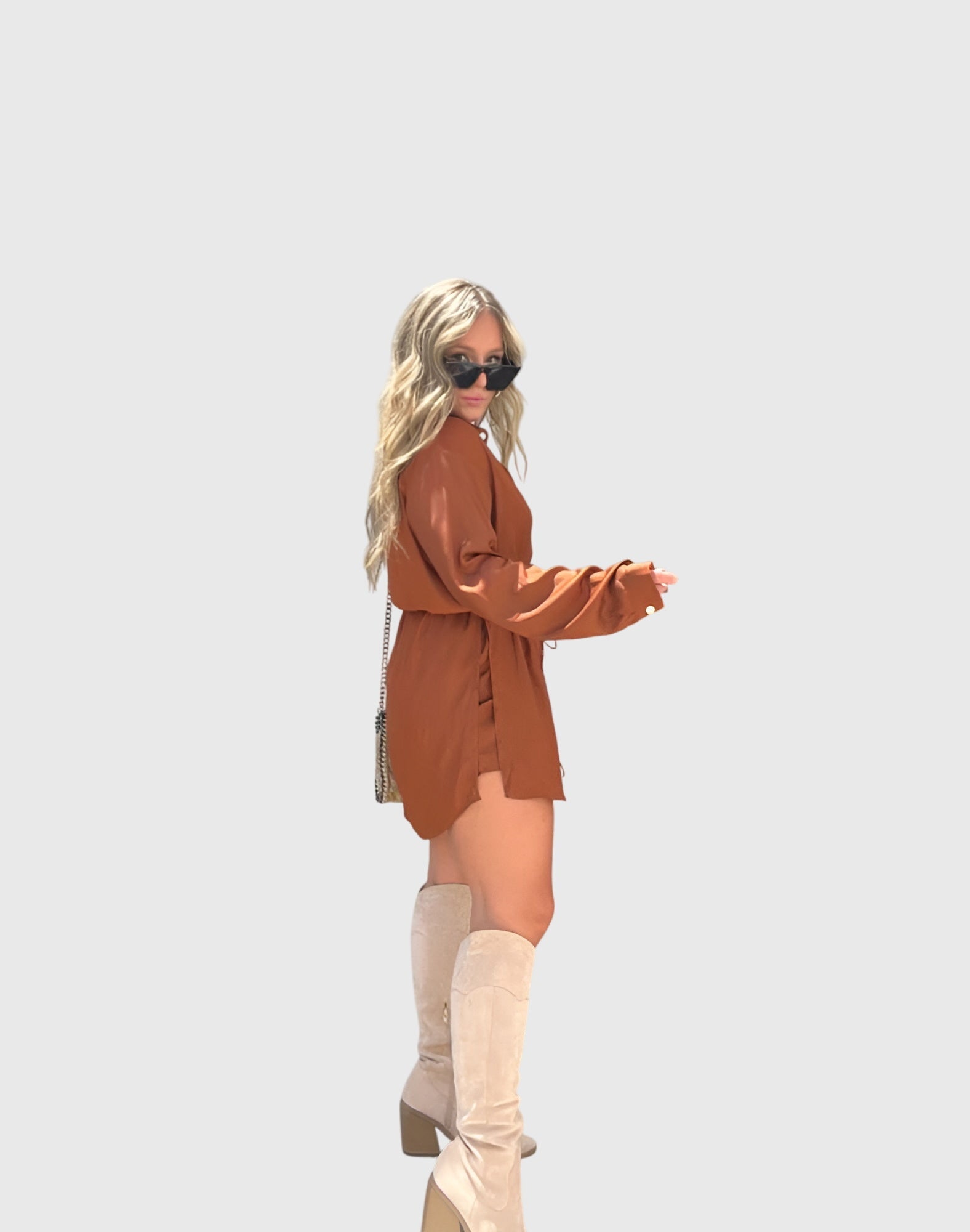 Helen | Elegant Romper Dress