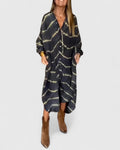 Grace | Elegant Boho Striped Maxi Dress