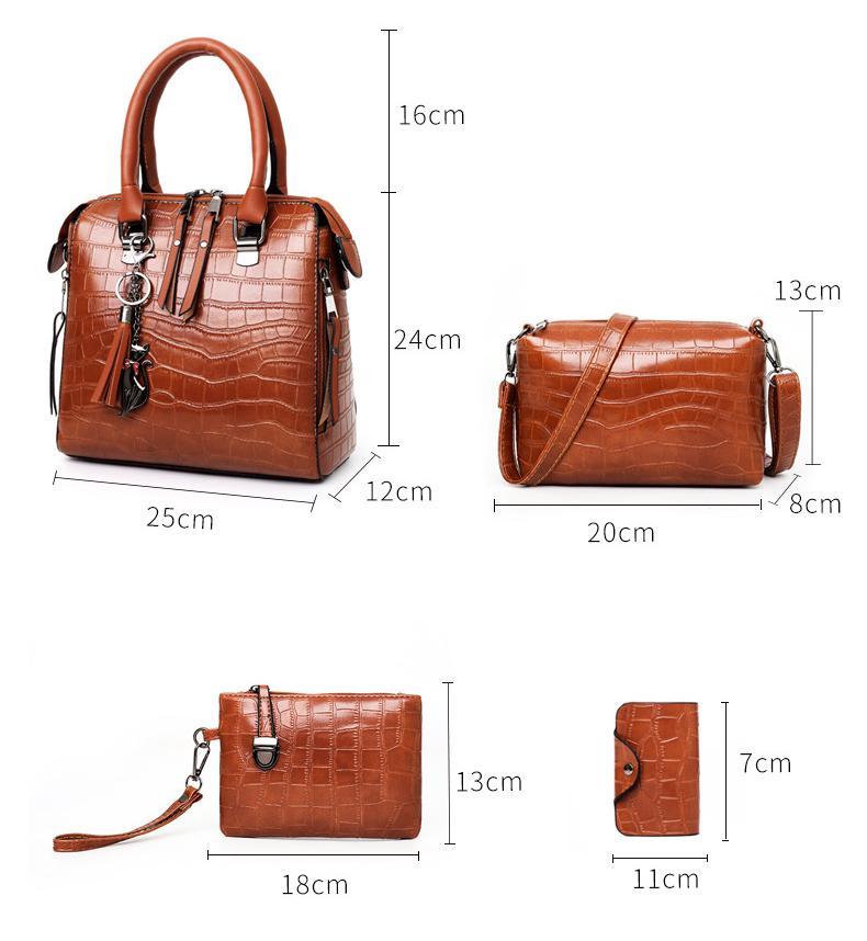 Winona | 4-Piece Coordinated Handbag Set