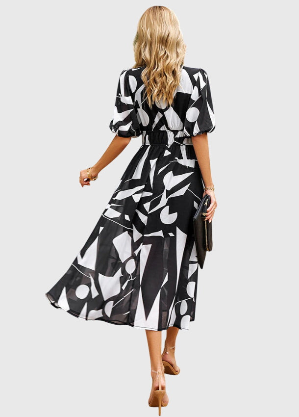 Grace | Flattering Floral Midi Dress