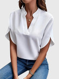 Helen | Soft and Elegant V-Neck Shirt