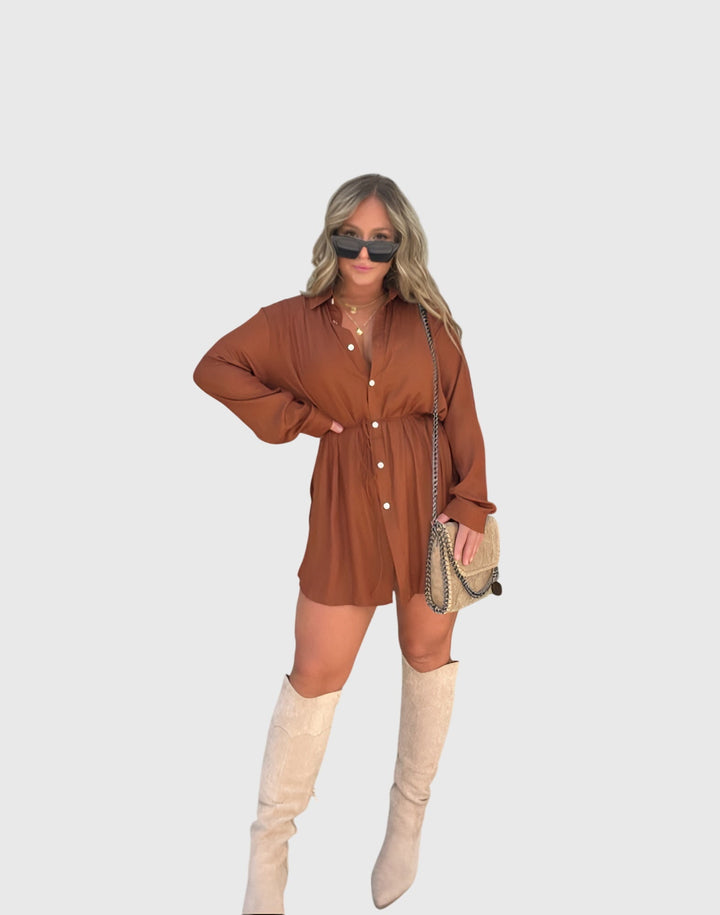 Helen | Elegant Romper Dress