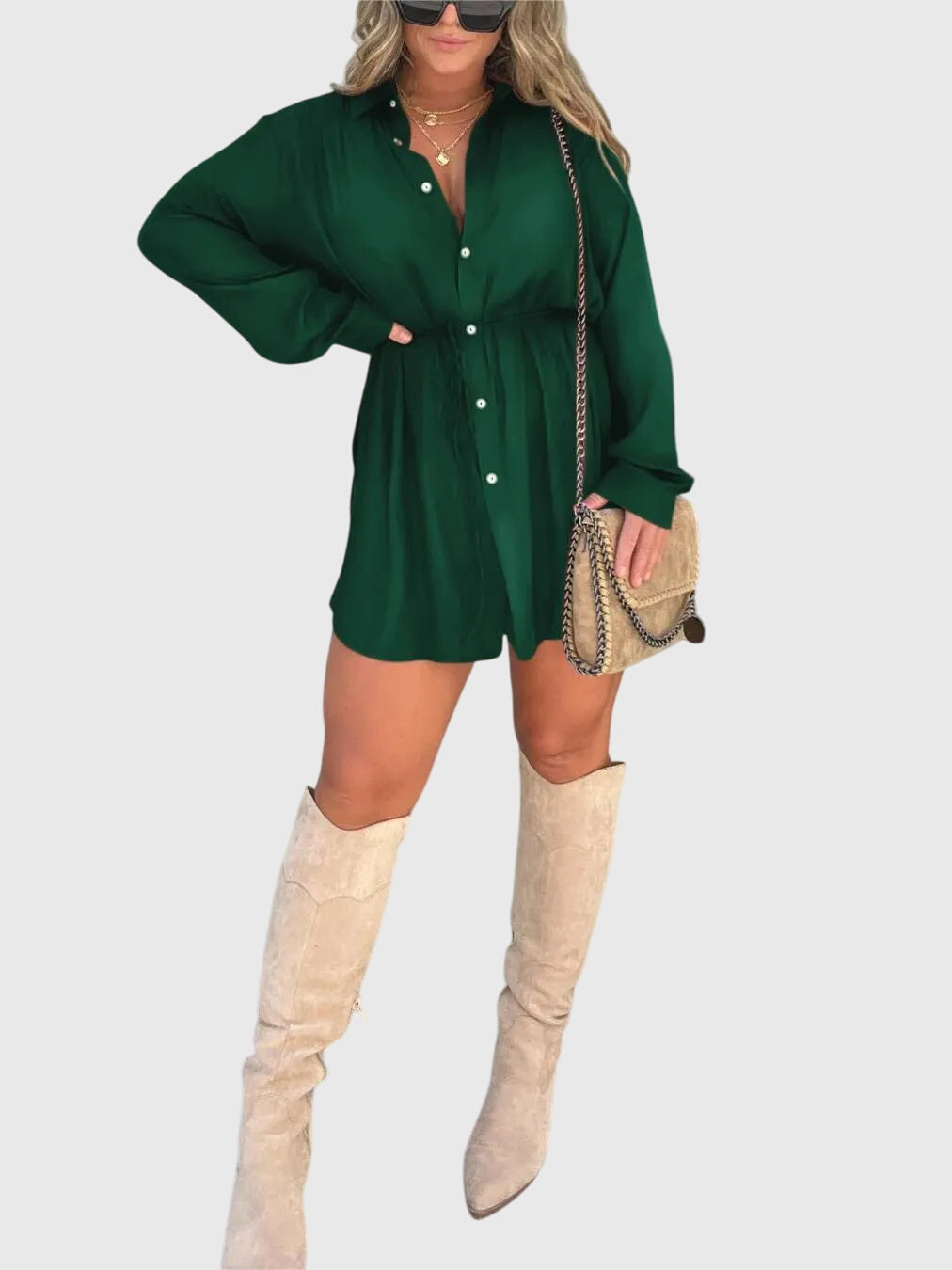 Helen | Elegant Romper Dress