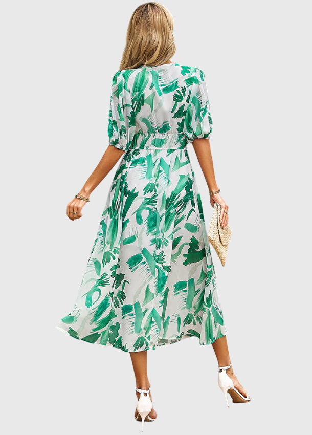Grace | Flattering Floral Midi Dress