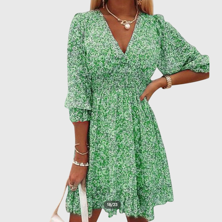 Grace | Floral Puff Sleeve Dress