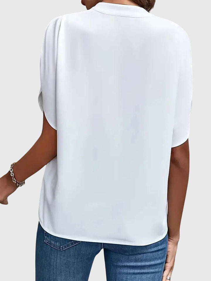 Helen | Soft and Elegant V-Neck Shirt