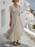 Sabrinah™ Elegant Print Dress