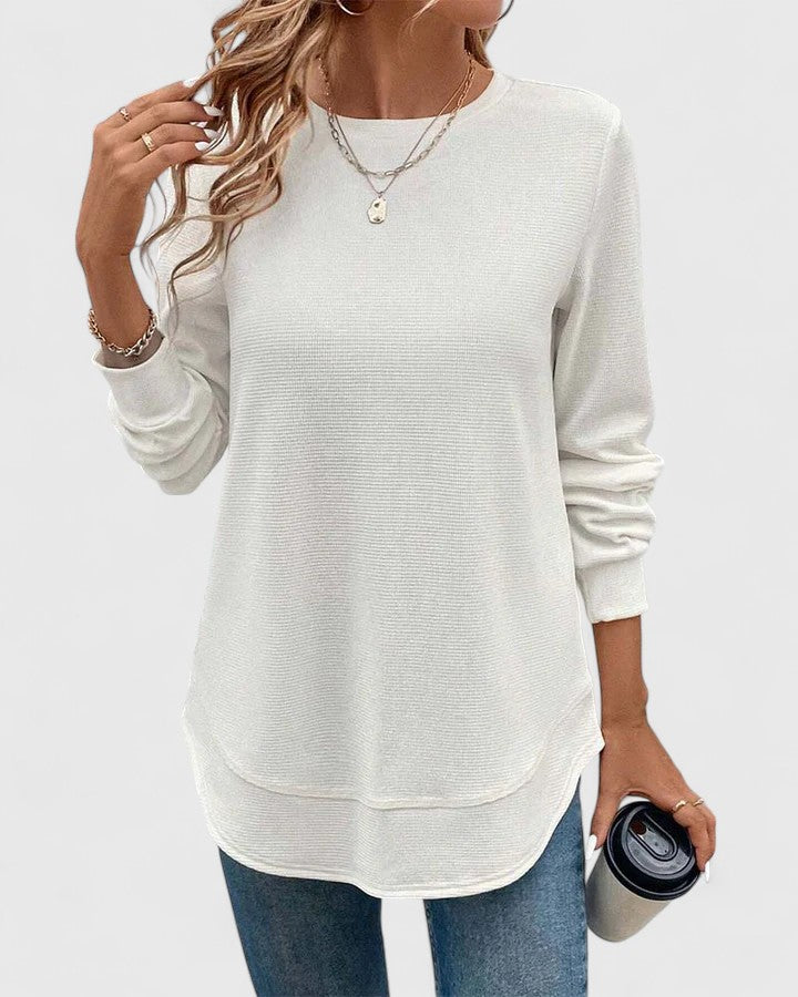 Helen | Elegant O-Neck Long Sleeve