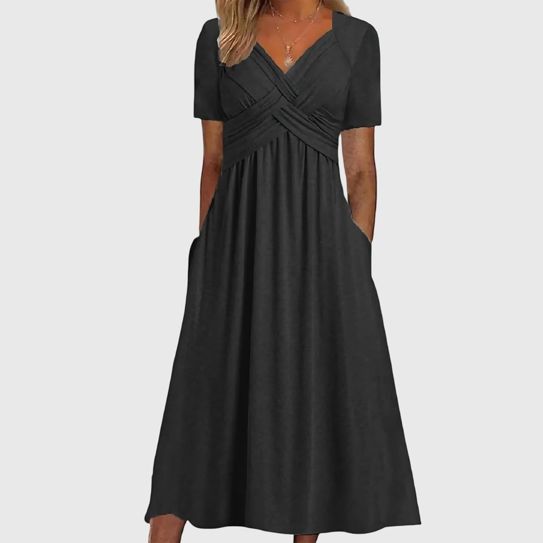 Grace | Midi Dress with Tummy Control