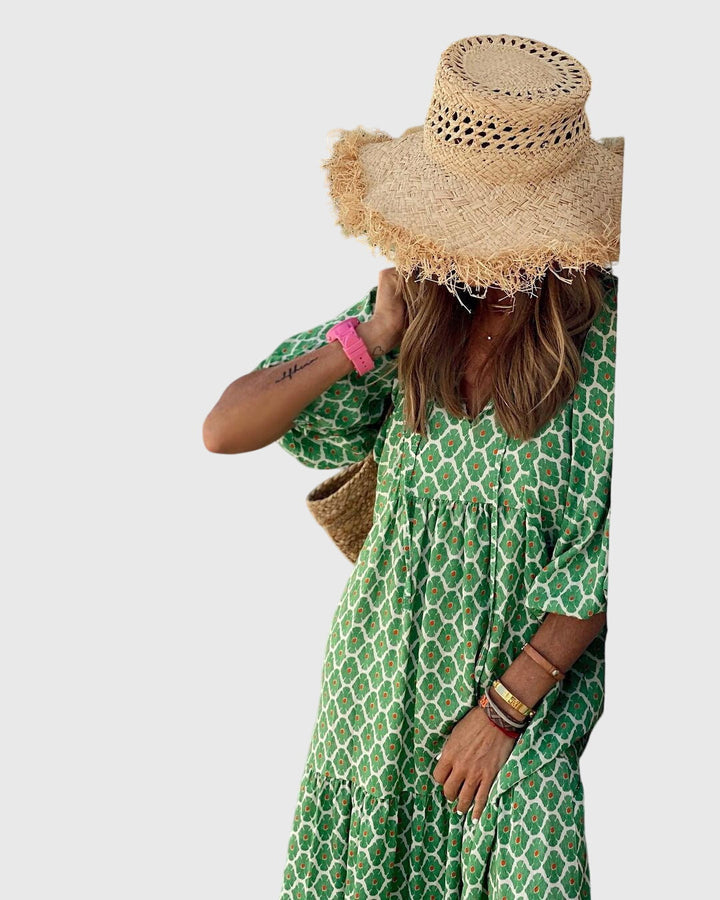 Helen | Boho Maxi Dress
