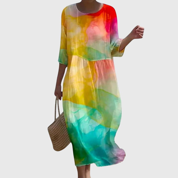 Helen | Stylish Floral Maxi Dress