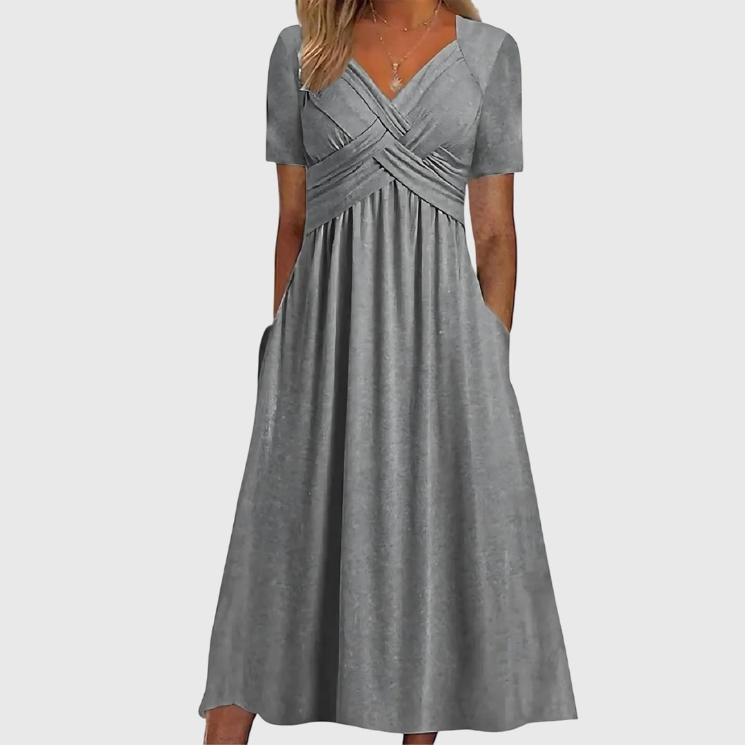 Grace | Midi Dress with Tummy Control