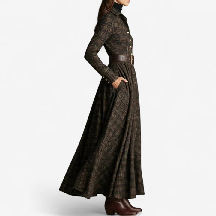 Sara™ | Vintage Maxi Dress + free belt