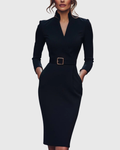 Estelle | The Belted Power Maxi Dress