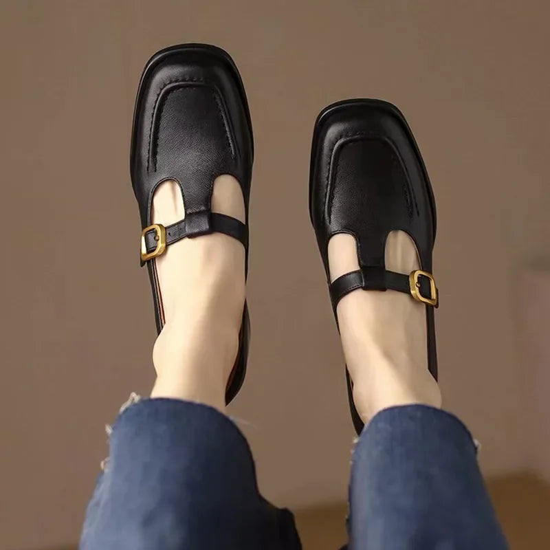 Isabelle | T-Strap Sandals