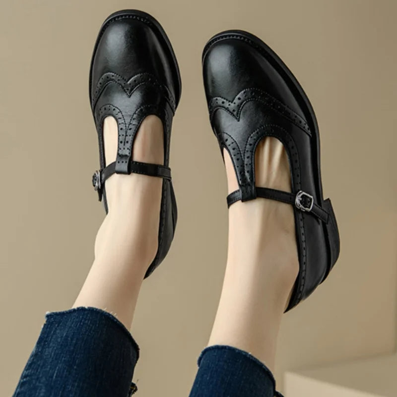 Sophia | Elegant T-Strap Mary Janes