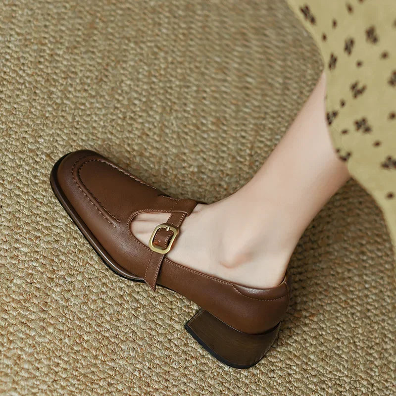 Isabelle | T-Strap Sandals