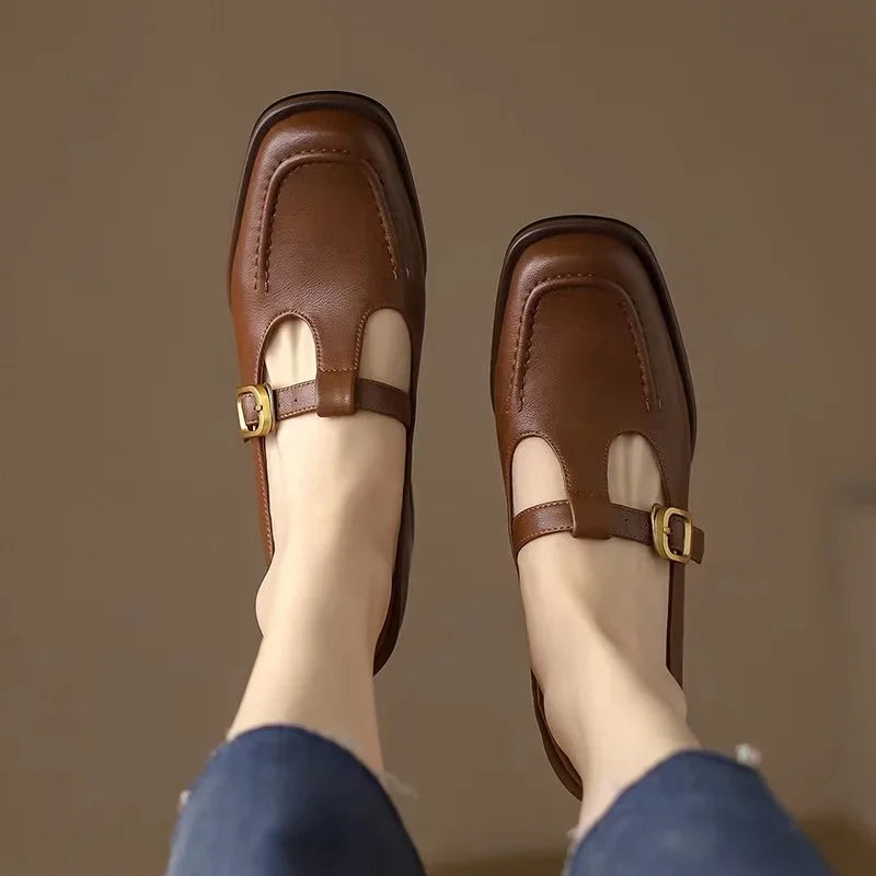Isabelle | T-Strap Sandals