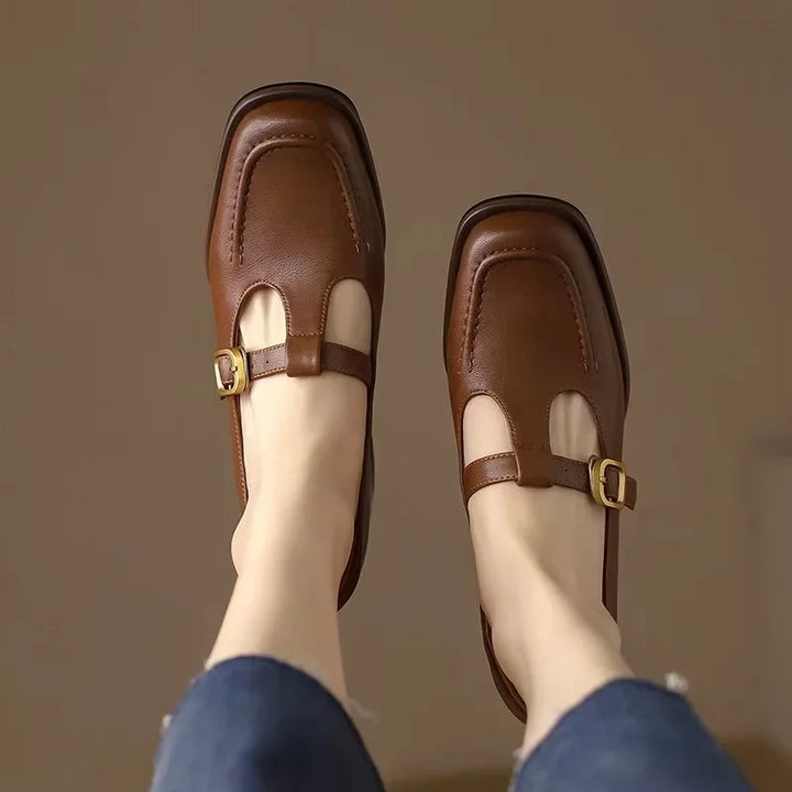 Isabelle | T-Strap Sandals