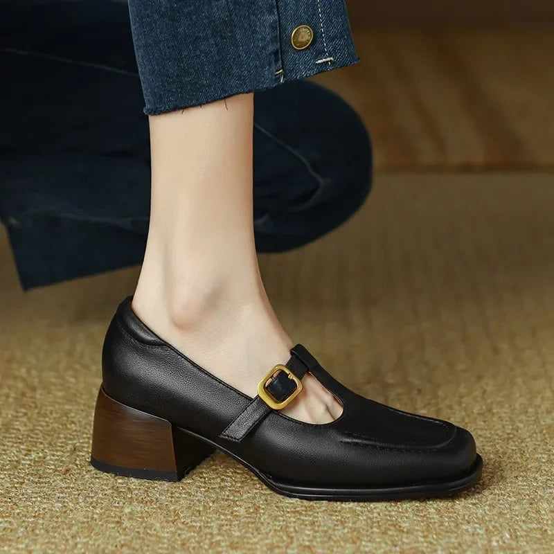 Isabelle | T-Strap Sandals