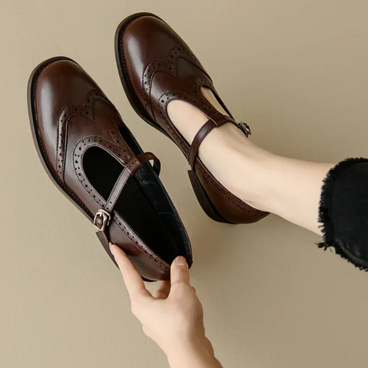 Sophia | Elegant T-Strap Mary Janes
