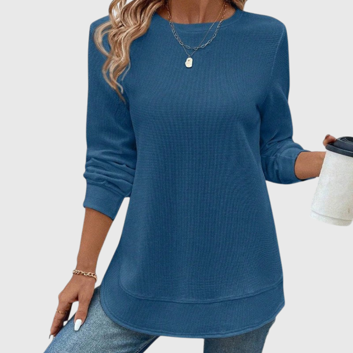 Helen | Elegant O-Neck Long Sleeve