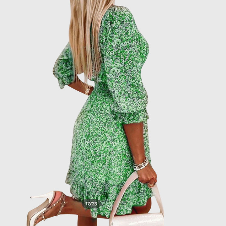 Grace | Floral Puff Sleeve Dress